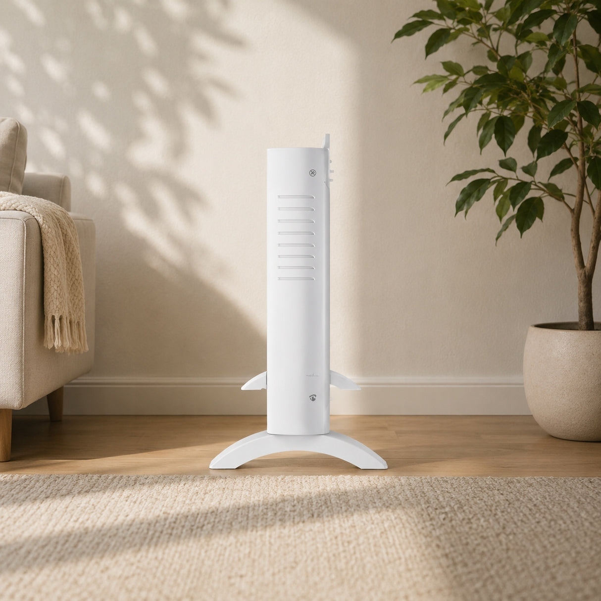 Grzejnik Elektryczny Konwektorowy Szklany WiFi 2000W Termostat IP24