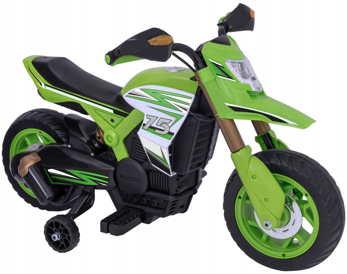 Duży Motor na Akumulator Trójkołowy Światła Led Bezpieczny dla Dzieci 6V