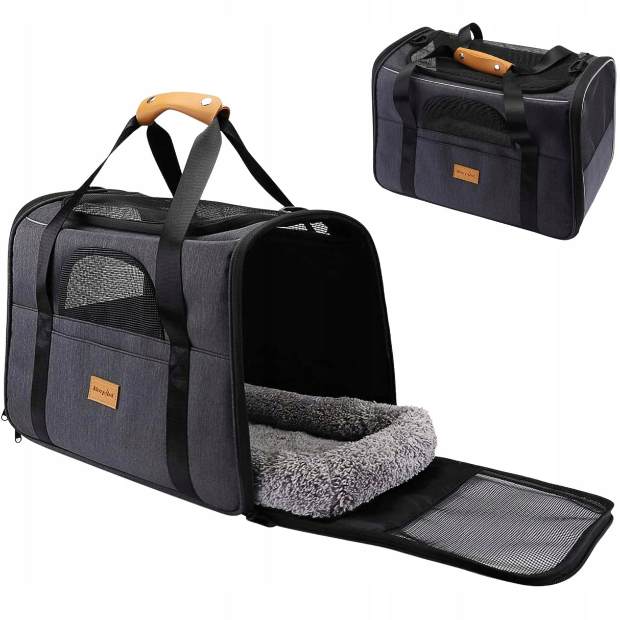 Transporter Dla Psa I Kota Poves Otwierany Z Góry Boku 44x31x34cm Do 7kg