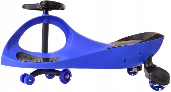 Jeździk Grawitacyjny Świecące Kółka Led Niebieski+ Gratis Stabilny Do 30 Kg