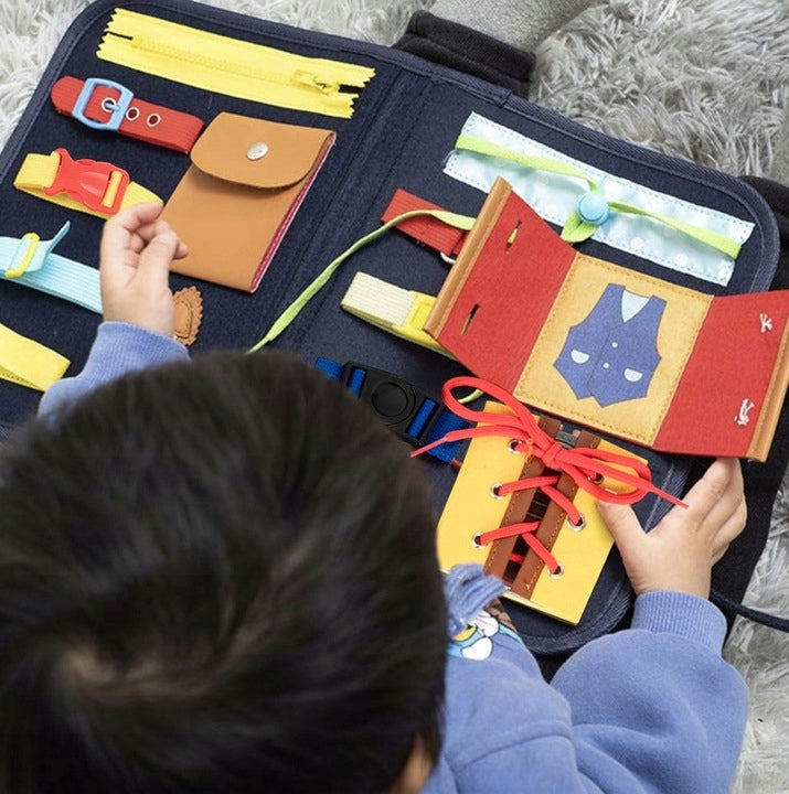 Tablica XXL Sensoryczna Manipulacyjna Montessori