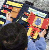 Tablica XXL Sensoryczna Manipulacyjna Montessori