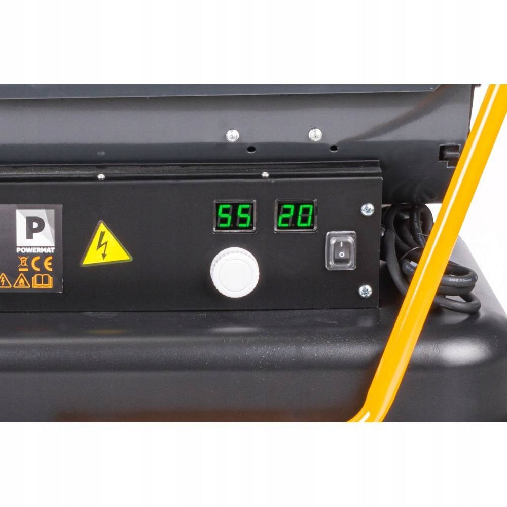 Nagrzewnica z Kominem Spalinowa Dmuchawa Olejowa + Termostat LCD Piec 30 kW