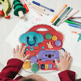 Stolik Interaktywny Panel Edukacyjny Pianinko dla Maluszków Miś Koala