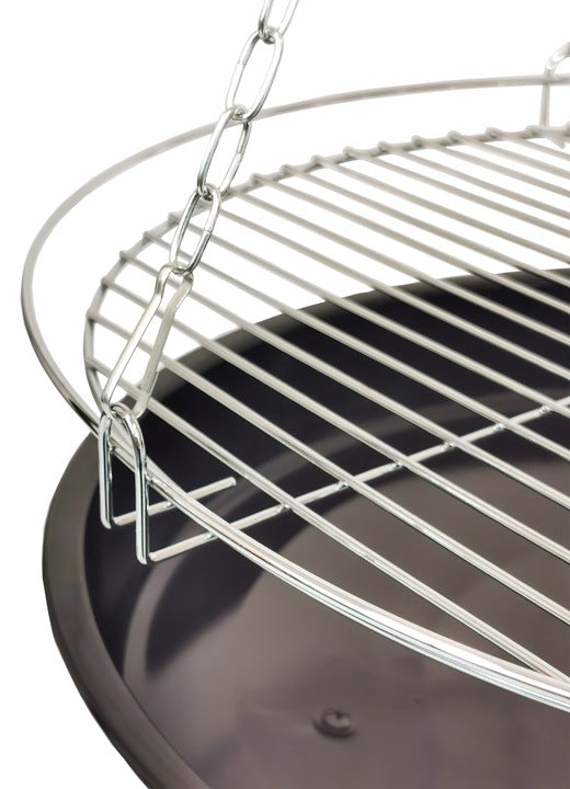 Grill Węglowy Ogrodowy Stabilny Trójnóg Palenisko Ognisko 2w1 160cm
