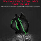 Kask Motocyklowy Pełnotwarzowy Wielokolorowy Pełna Twarz Pełny Rozmiar XXL