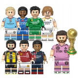 Piłkarzyki Figurki Messi Mbappe Benzema Modric 8 Sztuk Piłkarska Klasa