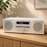 Radio Sieciowe FM CD/MP3 Bluetooth Super BASS Srebrne Star AUNA 10033126