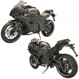 Motocykl Elektryczny Dalekiego Zasięgu Akumulator 72V 120Ah 4000 W 140 km/h