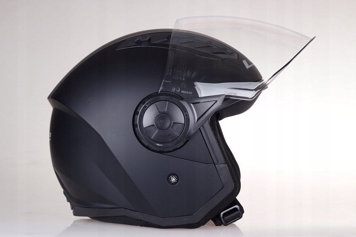 Kask Motocyklowy Otwarty LS2 AIRFLOW II Kask Solid Black Mat XL