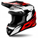 Kask Motocyklowy Cross Cup/Two + Gogle, Kominiarka, Czerwony XL