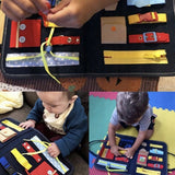 Tablica XXL Sensoryczna Manipulacyjna Montessori