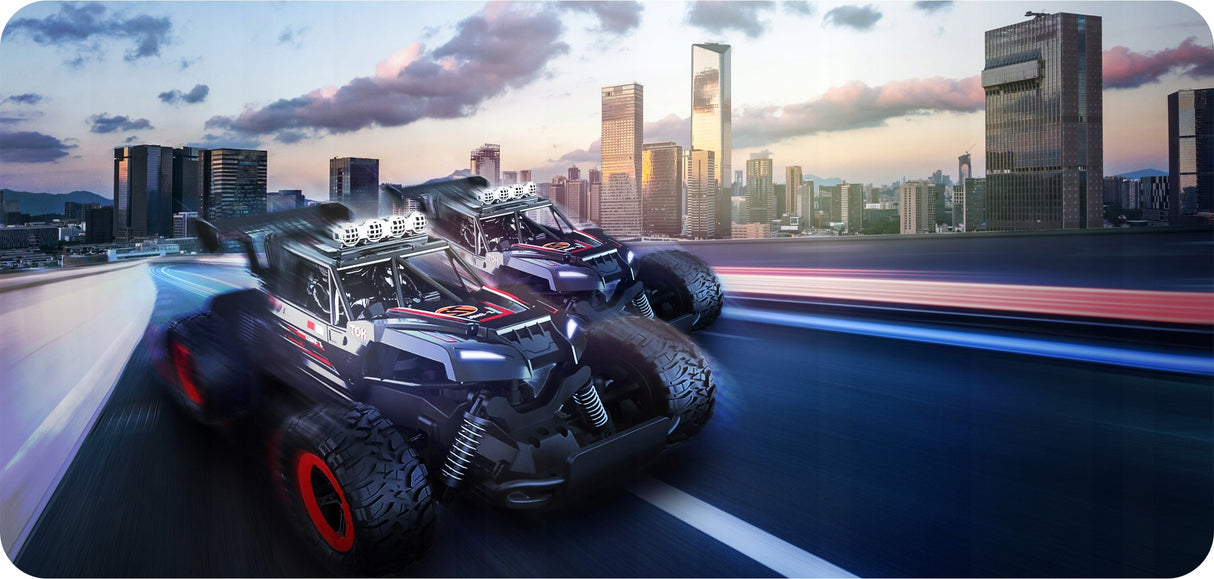 Zdalnie Sterowany Samochód Terenowy RC 4x4 Szybkie Auto LED Solidny Drift