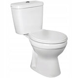 WC Kompakt Odpływ Poziomy Deska C-clear Kompletny Zestaw do Łazienki Biały