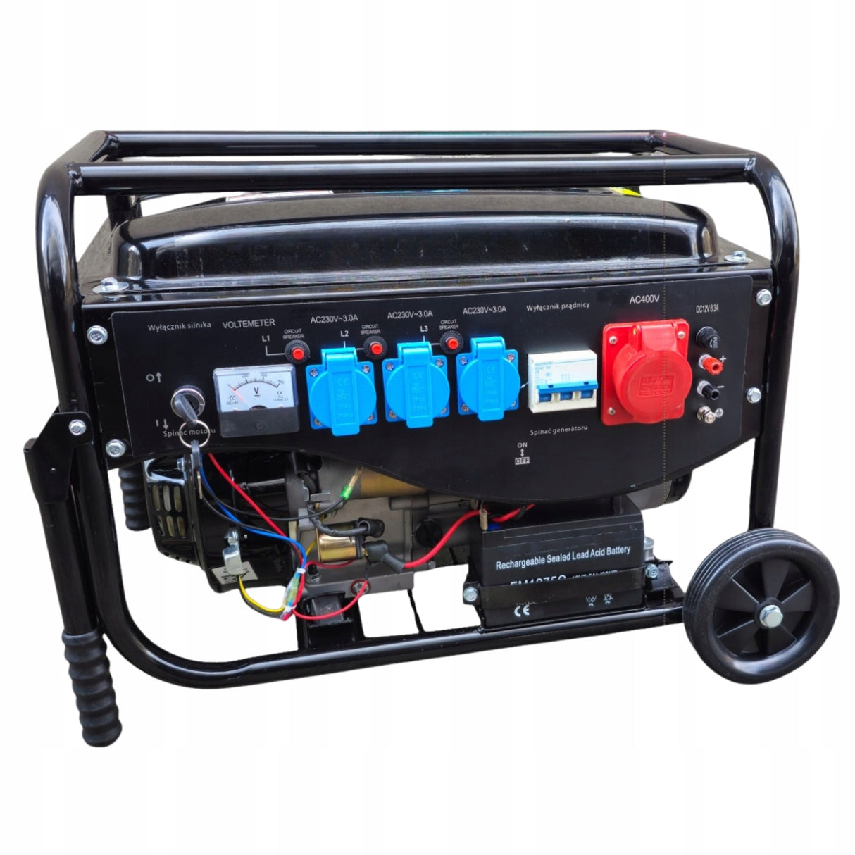 Agregat Prądotwórczy Generator Prądu 3- Fazowy 5,2kW Zestaw