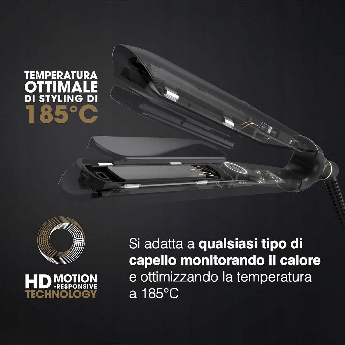 Prostownica do Włosów GHD Chronos Styler Black z Technologią HD Motion