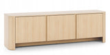Szafka RTV Zaokrąglone Kształty Nowoczesny Design Dąb Vicenza 168x39 cm