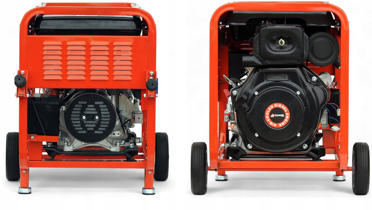 Agregat Generator Prądu Diesel Dual Power Trójfazowy Prezent