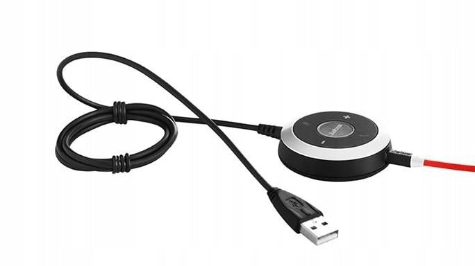 Słuchawki Nauszne Jabra Evolve 40 Duo Czarne Redukcja Szumów + Pokrowiec