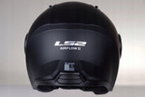 Kask Motocyklowy Otwarty LS2 AIRFLOW II Kask Solid Black Mat XXXL