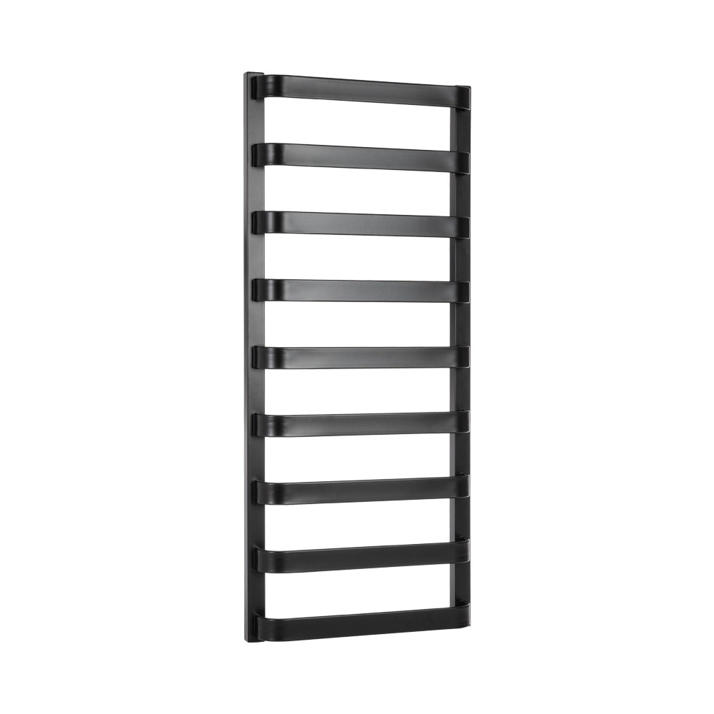 Grzejnik Łazienkowy Dekoracyjny Drabinka Wodny 54x127 cm 546 W Czarny Mat