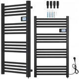 Grzejnik Łazienkowy Aluminium Drabinka Elektryczny Programator Czarny 500 W