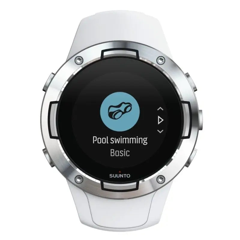 Zegarek Sportowy Suunto 5 Biały Multisportowy Rozmiar Uniwersalny Okrągły