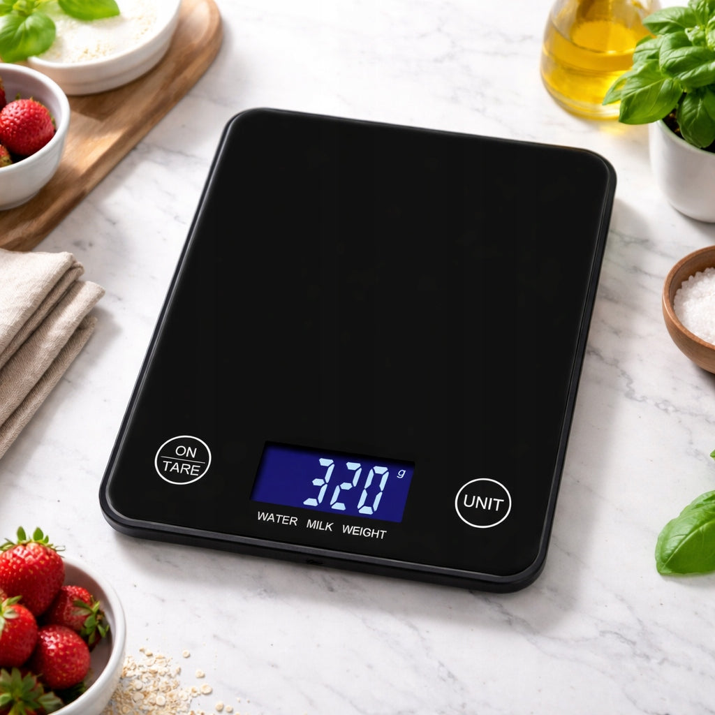 Waga kuchenna LCD 1g-5000g Precyzyjna z Automatyczną Kalibracją Kuchnia