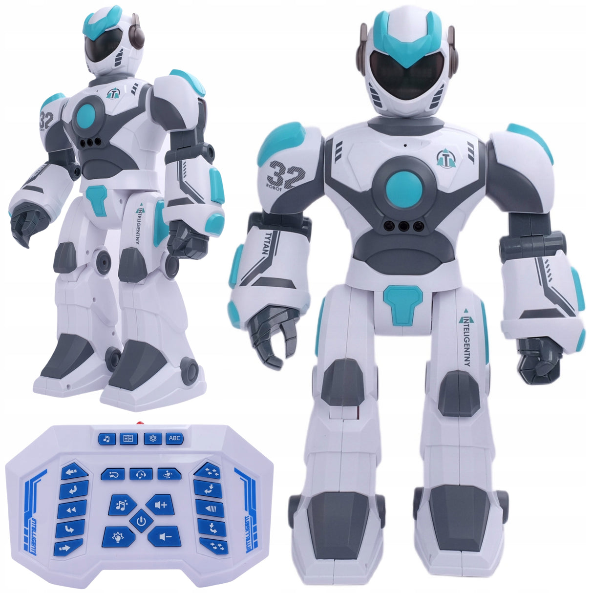 Robot Zdalnie Sterowany Gestami Mówi Tytan na Komendy USB Polsku Reaguje