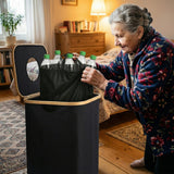 Kosz Składany 100L na Butelki Puszki Segregacja Kaucyjne + Worek