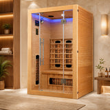 Sauna Dwuosobowa Infrared Domowe Spa na 2 Osoby Naturalna Vento Sauna Relax