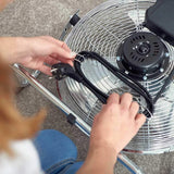 Wentylator 3 Prędkości Regulacja Nachylenia Stabilna Podstawa 60W 35cm
