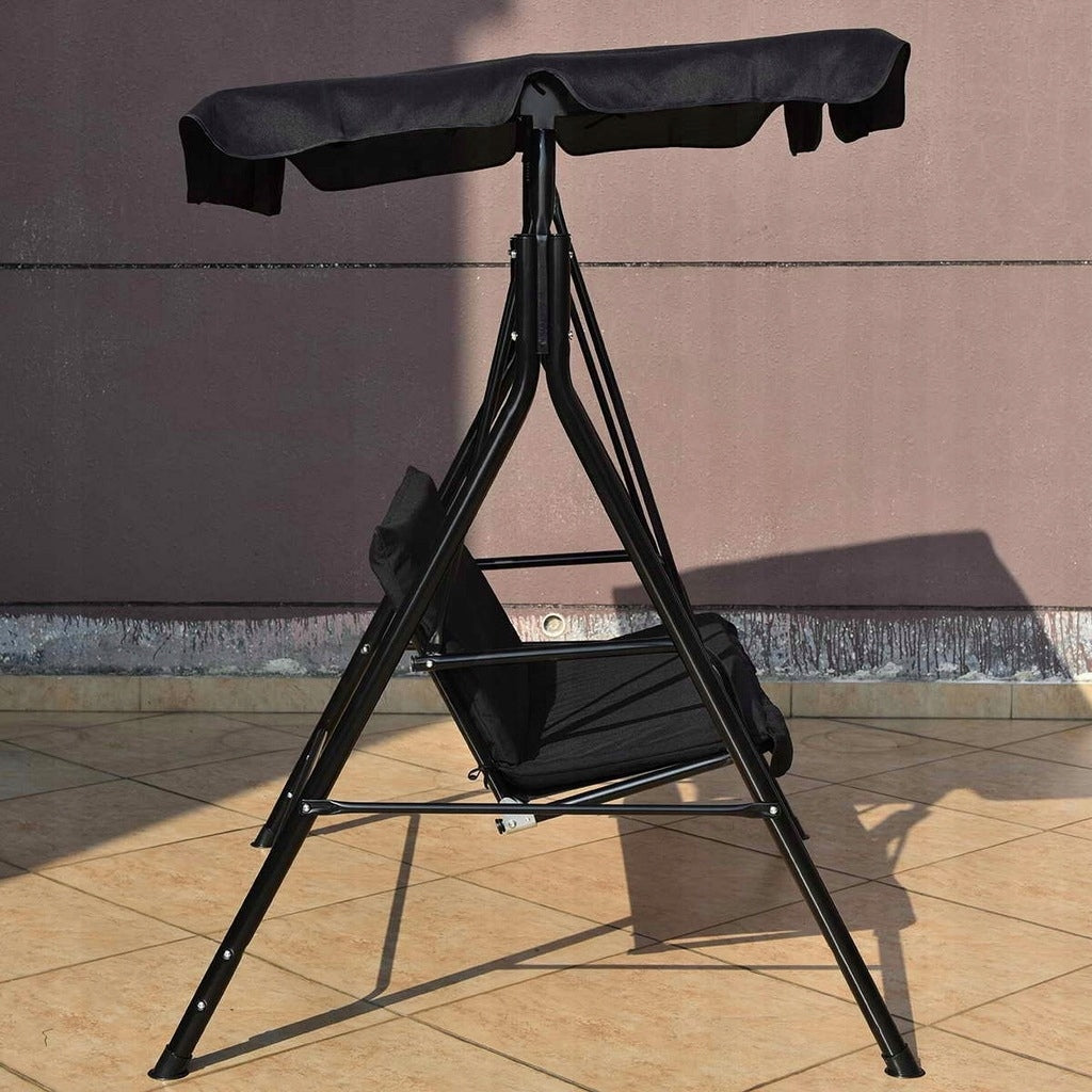 HUŚTAWKA OGRODOWA 2 OSOBOWA BUJANA LEŻANKA Z DACHEM PREMIUM 104x104 cm
