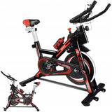 Rower Stacjonarny X24N00C081 Szybki Rozruch Regulowane Siedzisko Black-Red