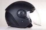 Kask Motocyklowy Otwarty LS2 AIRFLOW II Kask Solid Black Mat XXXL