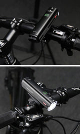 Mocna Lampka ROWEROWA Światło LED przód + tył 1000lm latarka 4800mAh ROWER