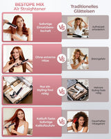 Prostownica Suszarka do Włosów 2w1 Bestope Air Straight Hair 1300W Czarny