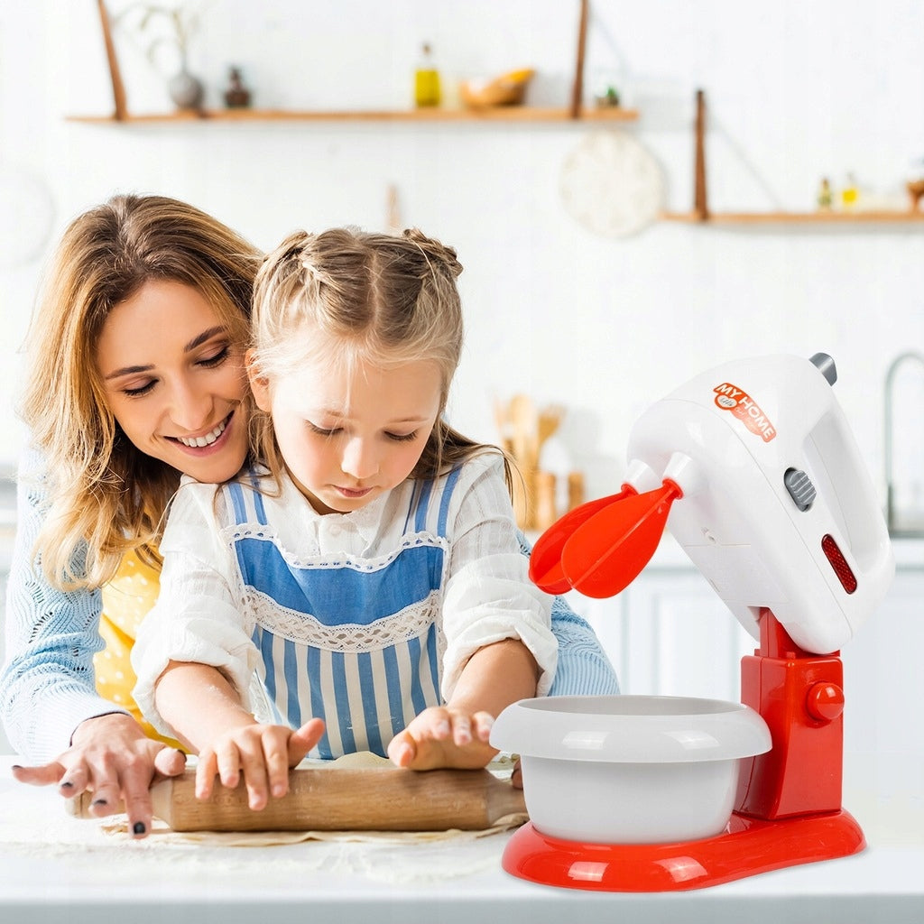 Robot Kuchenny na Baterie Mikser AGD Zabawka do Pieczenia Ciasta dla Dzieci