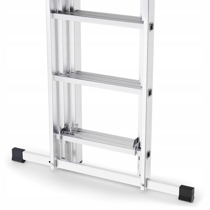 Drabina Aluminiowa produkt POLSKI + GRATIS Wielofunkcyjna 3x8 stopni
