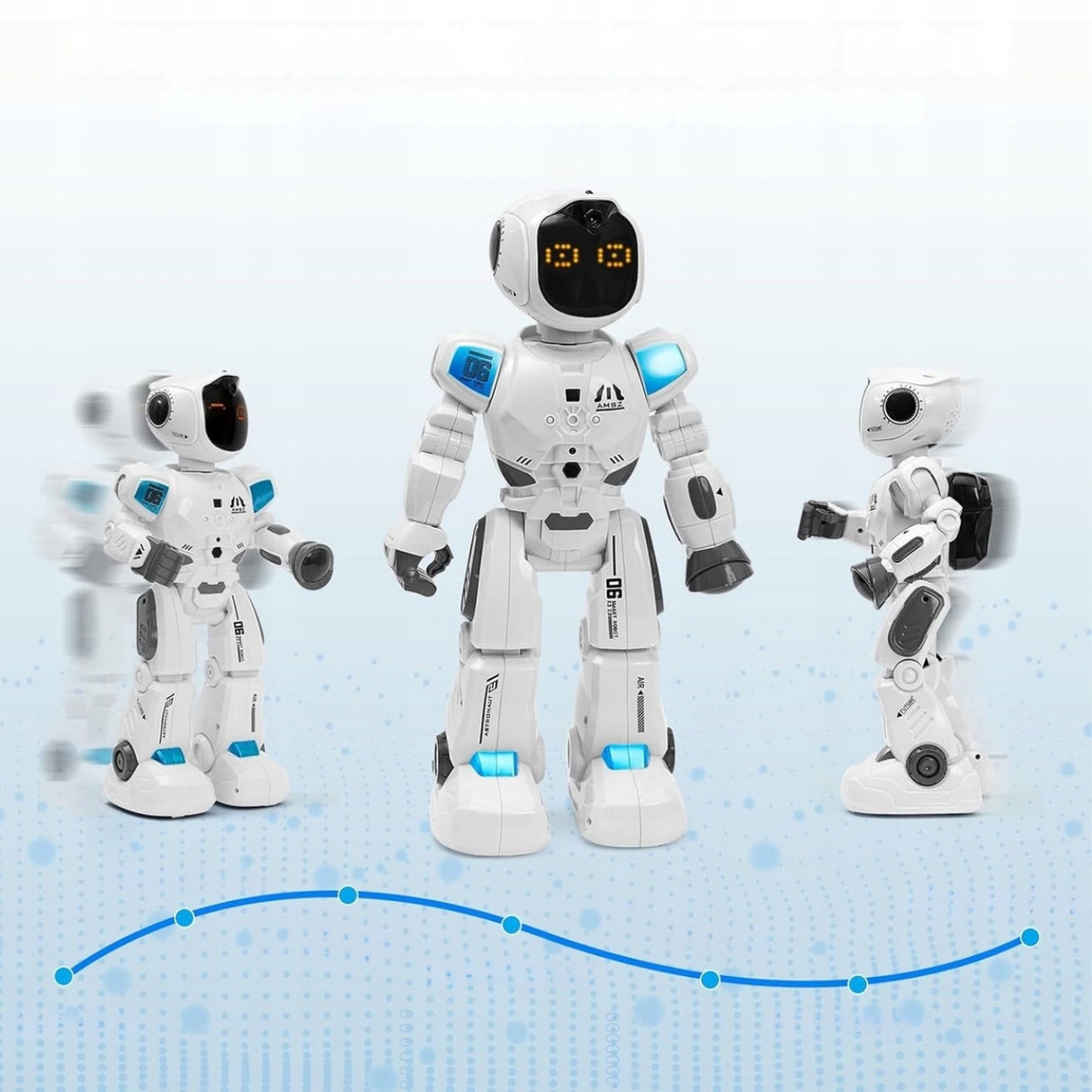 Inteligentny Zdalnie Sterowany Robot na Pilot Gestami z Programowaniem
