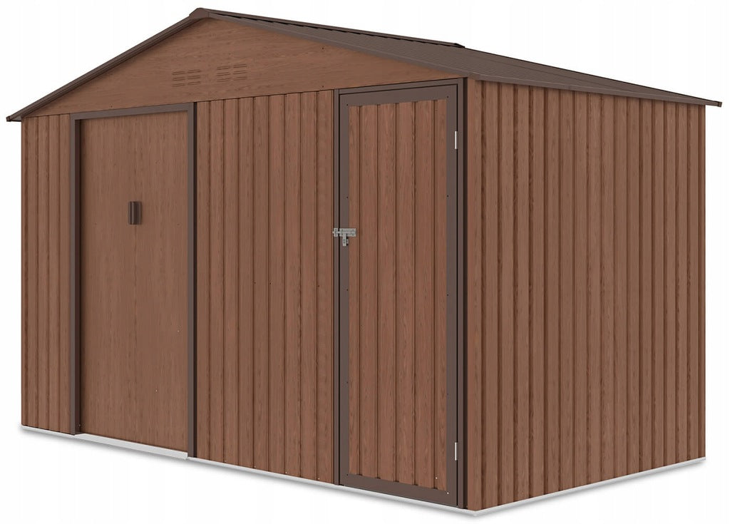 Domek Ogrodowy z Tworzywa sztucznego Schowek na Narzędzia 340x194cm POVES