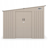 Domek Ogrodowy UNIWERSALNYM Jednospadowym Dachem Antracyt 247x311cm 7,19m²