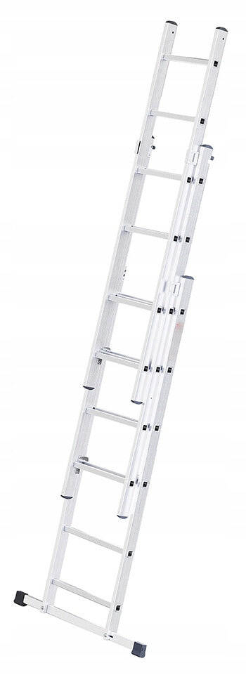 Drabina Aluminiowa produkt POLSKI + GRATIS Wielofunkcyjna 3x8 stopni