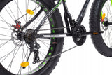 Rower Terenowy FATBIKE Szerokie Opony Stalowa Rama Przerzutki SHIMANO 26"