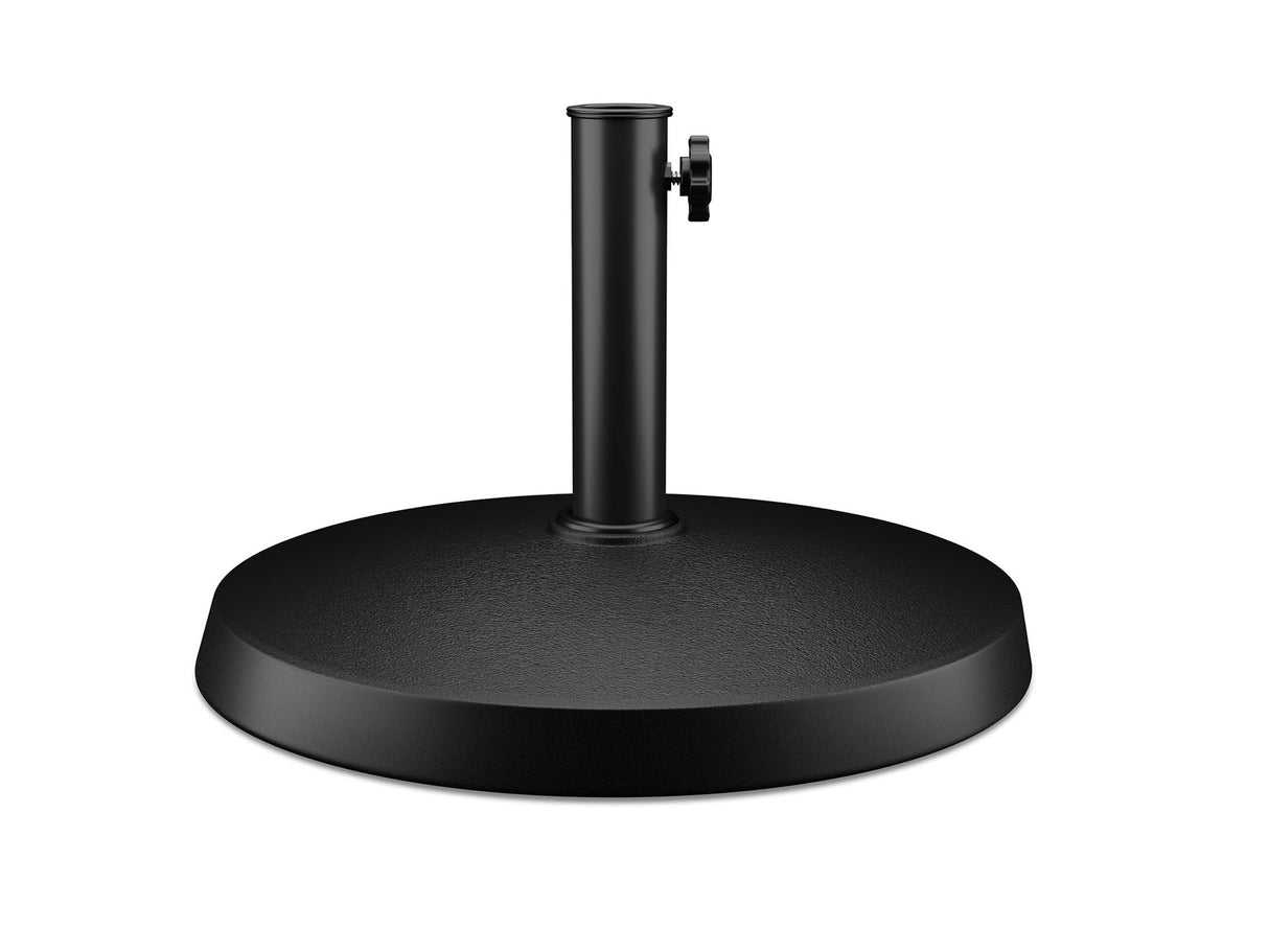 Podstawa Pod Parasol Ogrodowy Śr.45 Cm Czarna Betonowa Uniwersalna Okrągła