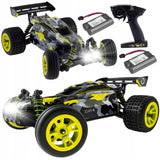 Auto RC Terenowe 4x4 Szybkie LED 2 Baterie 100m Zasięg Skala 1:18 Duży