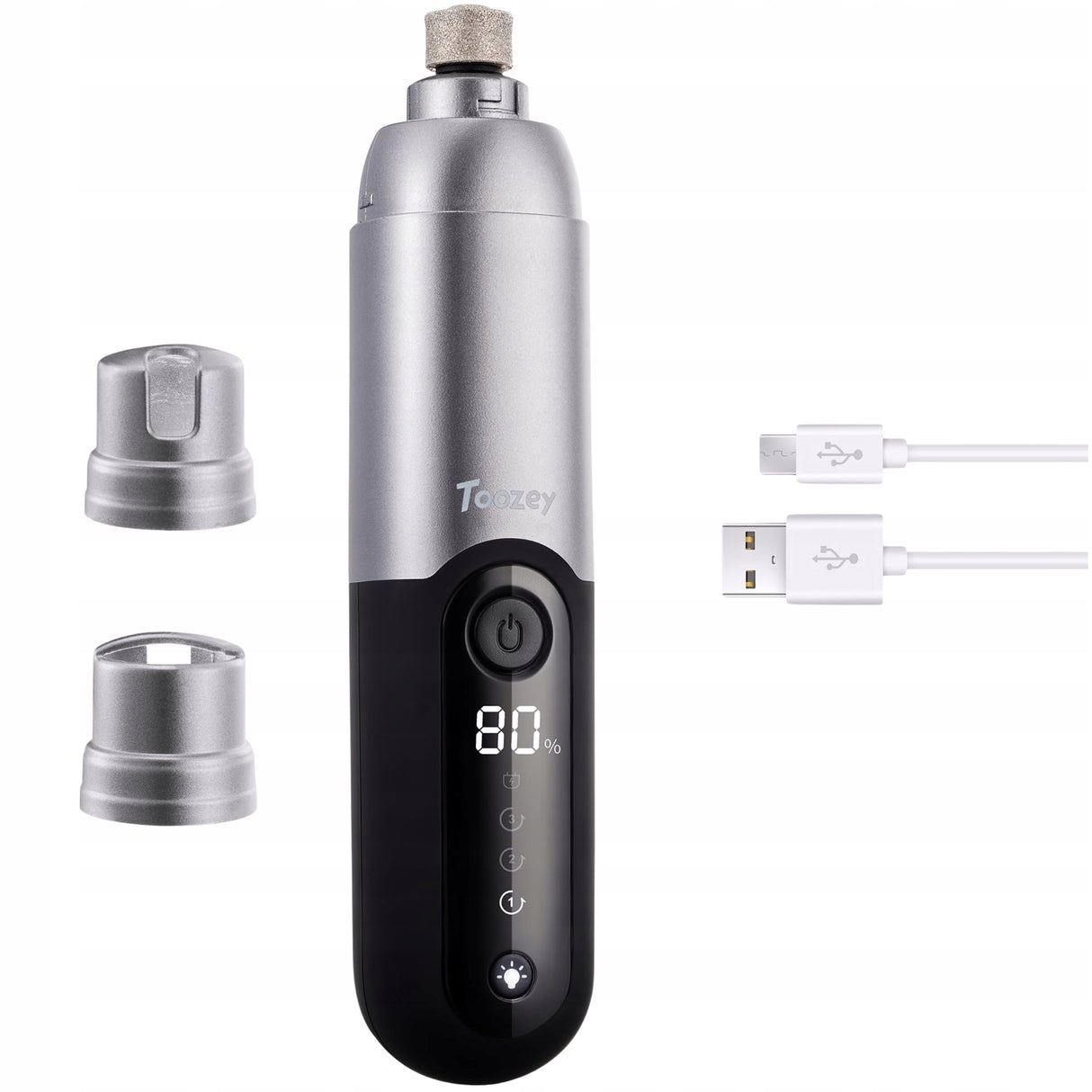 Pilnik do Pazurów Obcinaczki dla Psów i Kotów 3 Prędkości Poves 3 USB LED