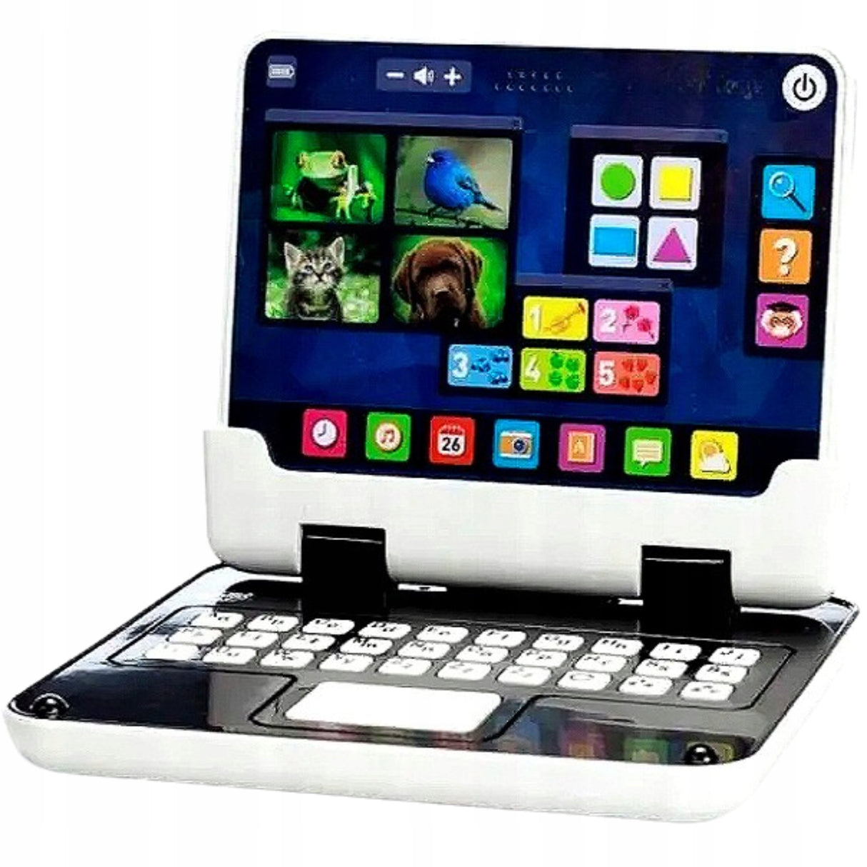 Laptop Edukacyjny dla Dzieci Tablet Komputer do Zabawy i Nauki 80 Pytań 2w1