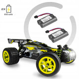 Auto RC Terenowe 4x4 Szybkie LED 2 Baterie 100m Zasięg Skala 1:18 Duży
