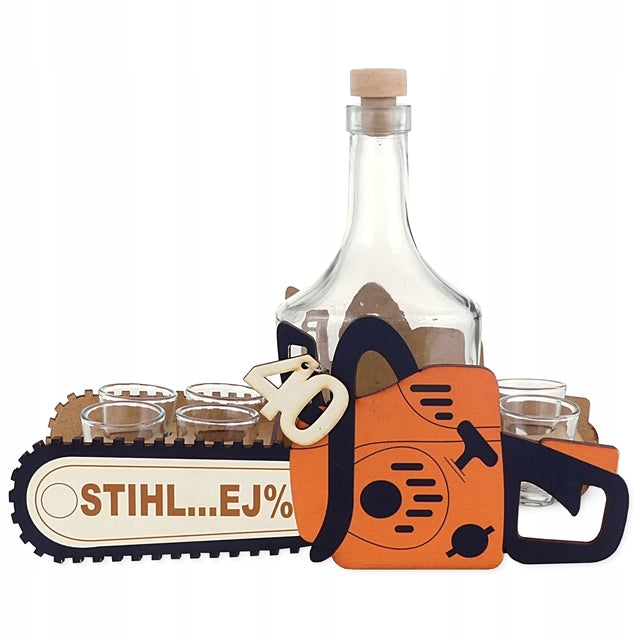 Karafka 6 Kieliszków Alkohol Prezent Urodzinowy Faceta Walentynki ,,40 Lat'